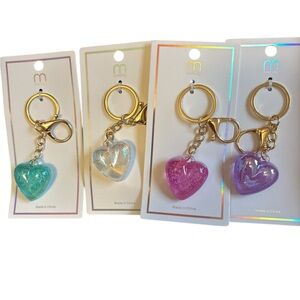 Heart Key Rings Bag Charms Keychains